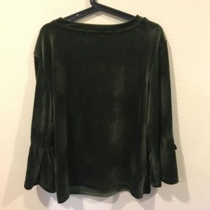 Sanctuary Tops - Sanctuary 'Tierney' tie sleeve velour top Sanctuary Tops - Sanctuary 'Tierney' tie sleeve velour top